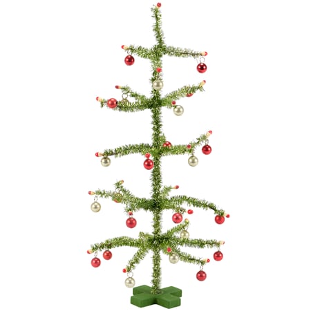 Retro Tree - Plastic, Wood, Metal, Wire