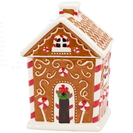 Gingerbread House Cookie Jar - Dolomite