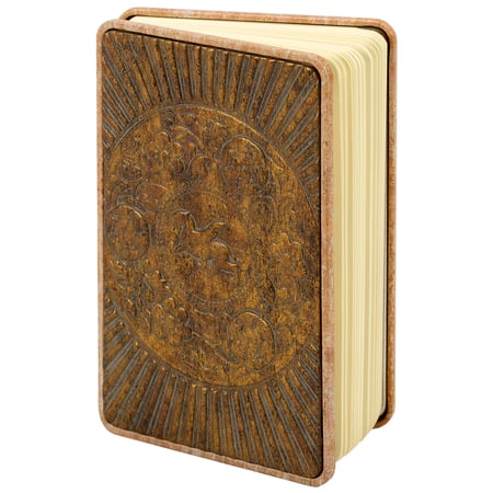 Gold Griffin Journal - Wood, Paper, Faux Leather