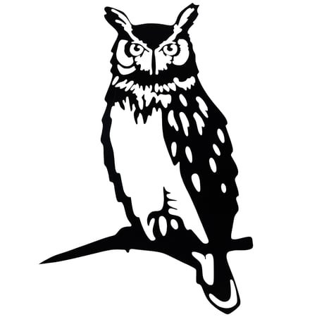 Owl Metal Outdoor Art - Metal