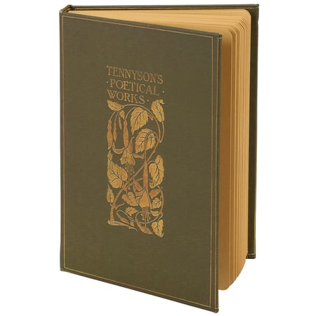 Tennyson's Poetical Works Journal - Wood, Paper, Canvas