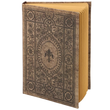 Vintage Damask Journal - Wood, Paper, Canvas