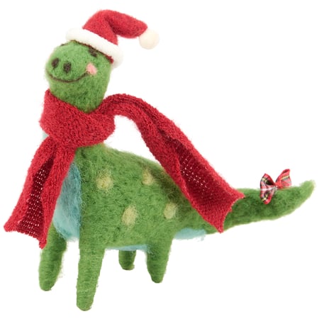 Santa Brontosaurus Critter - Felt, Foam