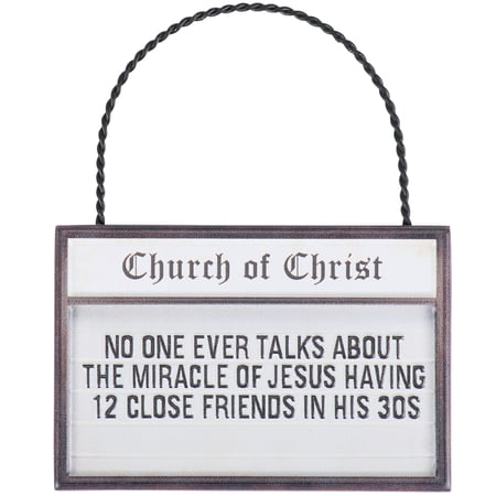 Miracle Of Jesus Ornament - Metal, Wire