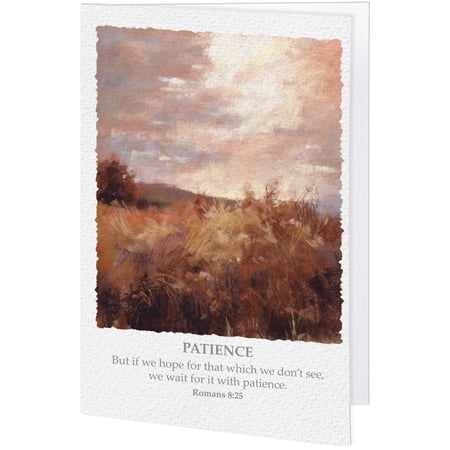 Patience Greeting Card - Paper