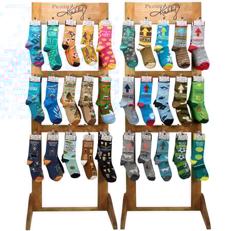LOL Awesome & These Are My Socks Quick Pick Kit - Cotton, Nylon, Spandex, Wood