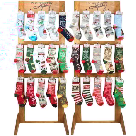 LOL Christmas Socks Quick Pick Kit - Cotton, Nylon, Spandex, Wood
