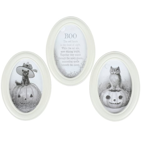 Boo Hanging Decor Set - Wood, Paper
