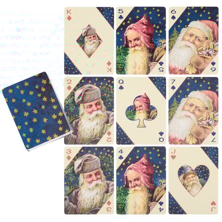 Midnight Santa Playing Cards - Paper