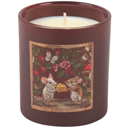 Mouse Love Candle - Soy Wax, Glass, Cotton