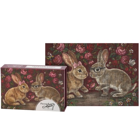 Bunny Love 96 Piece Puzzle - Paper