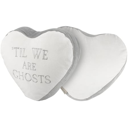 'Til We Are Ghosts Pillow - Velvet, Zipper