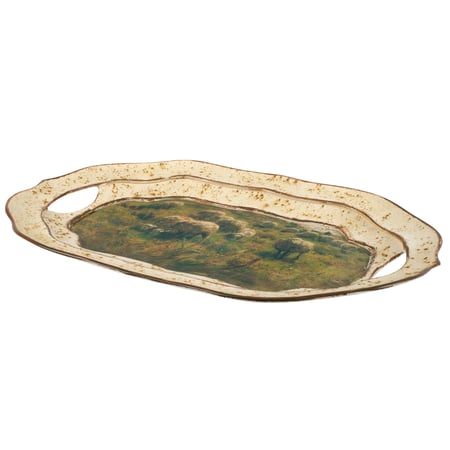 Grazing Sheep Tray - Metal, Paper