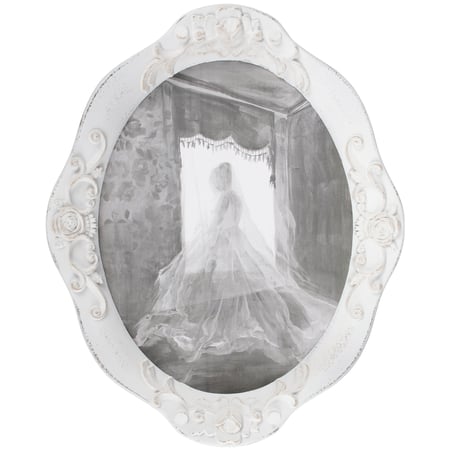 Ghost Lady Framed Wall Art - Wood, Paper