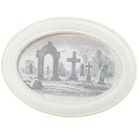 Graveyard Framed Art - Wood, Paper, Metal