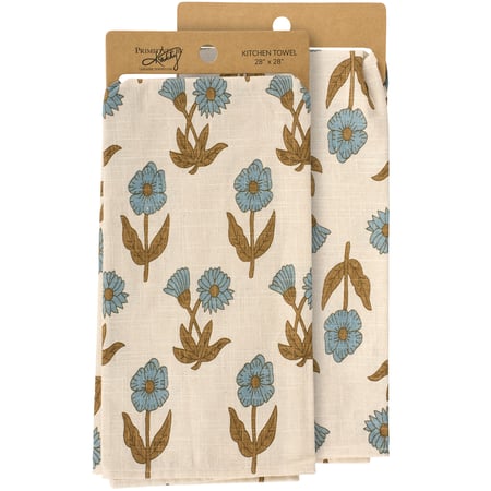 Floral Cottage Kitchen Towel - Cotton