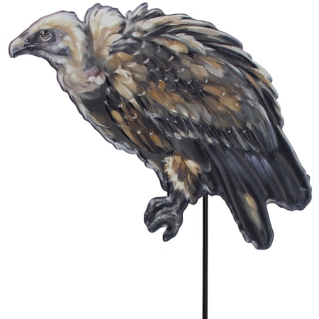 Night Vulture Garden Pick - Metal