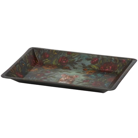 Field Mouse Vanity Tray - Metal, Paper