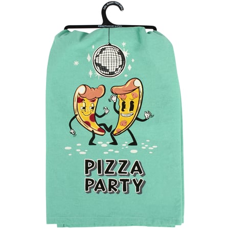 Pizza Party Kitchen Towel - Cotton