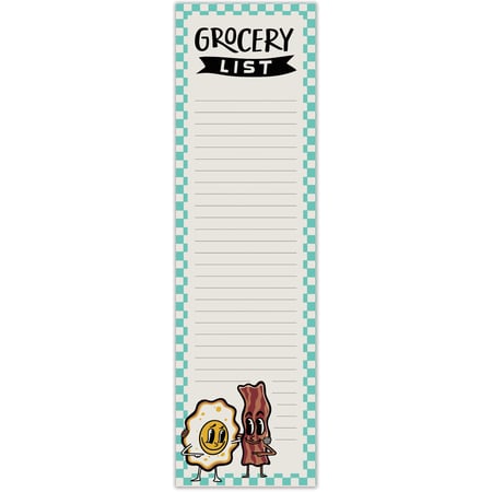 Grocery List Pad - Paper, Magnet