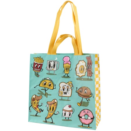 Food Crew Market Tote - Post-Consumer Material, Nylon