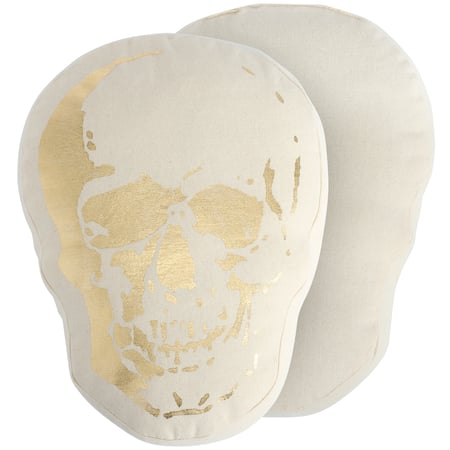 Skull Shaped Pillow - Cotton