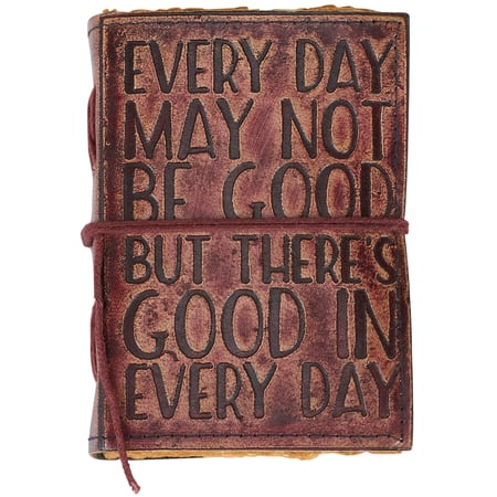 Good In Every Day Journal Sm - Leather, Paper
