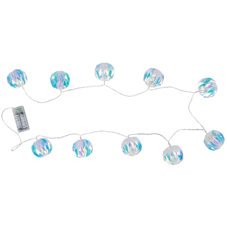 Iridescent Orb String Lights - Lights, Wire, Plastic