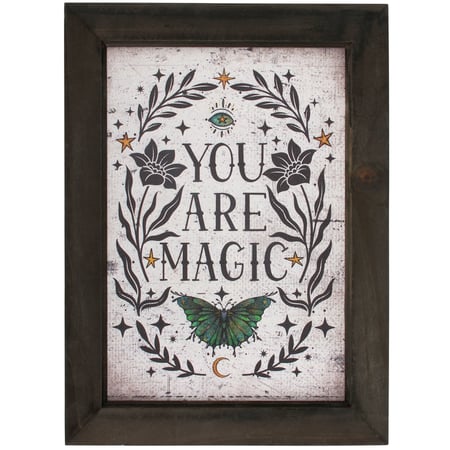 You Are Magic Framed Wall Art - Wood, Canvas