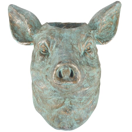 Pig Wall Planter - Cement