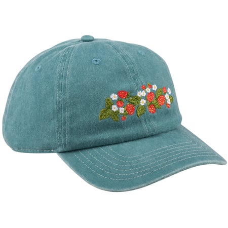 Sweet Strawberries Baseball Cap - Cotton, Metal