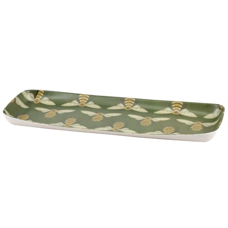 Honey Bees Tray - Bamboo Fiber, Melamine