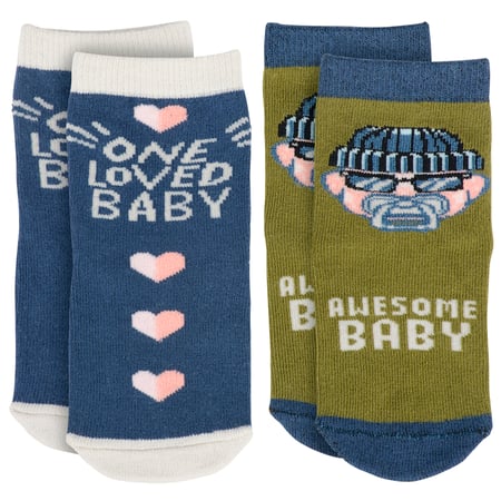 Awesome Baby Baby Sock Set - Cotton, Nylon, Spandex