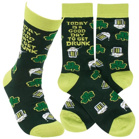 Today Is A Good Day Socks - Cotton, Nylon, Spandex