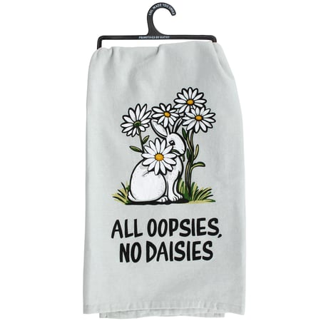 All Oopsies No Daisies Kitchen Towel - Cotton