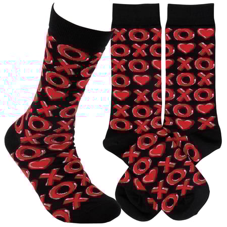 XOXO Socks - Cotton, Nylon, Spandex