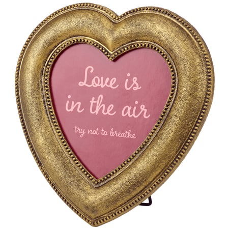 Love Is In The Air Framed Art - Wood, Paper, Metal