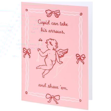 Cupid Greeting Card - Paper
