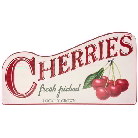 Cherries Fresh Picked Wall Decor - Metal
