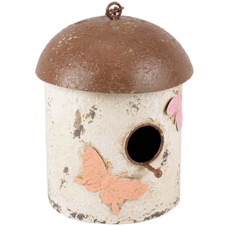 Butterflies Birdhouse - Metal