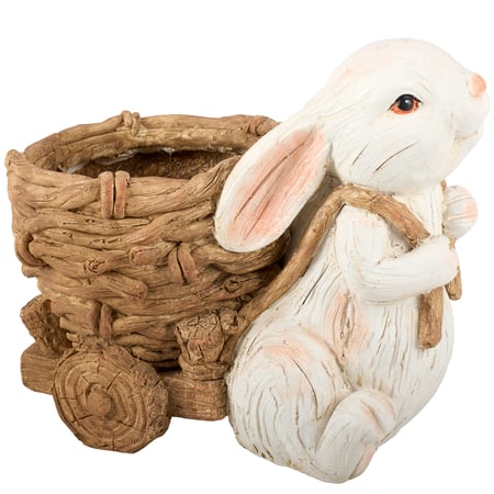Bunny Basket Planter - Resin
