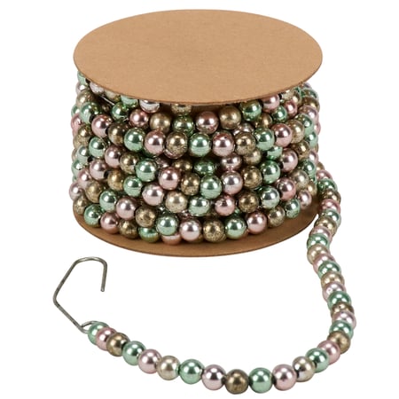 Blue And Pink Beaded Garland - Plastic