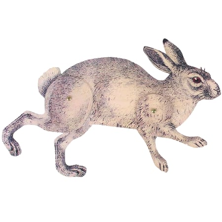 Rabbit Wall Decor - Metal