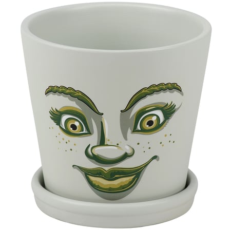 Lady Leaf Planter - Ceramic