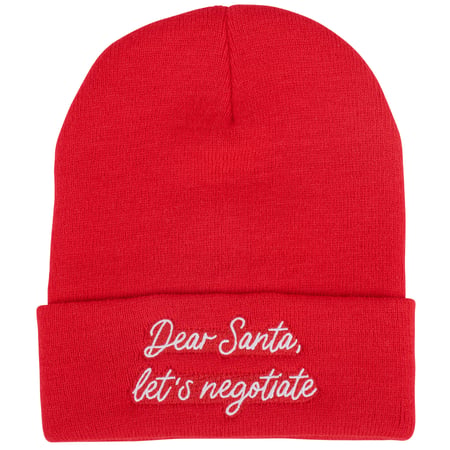 Let's Negotiate Beanie - Acrylic
