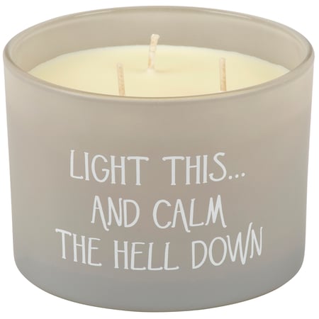 Light This Calm Down Candle - Soy Wax, Glass, Cotton