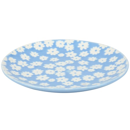Small Daisy Plate - Stoneware