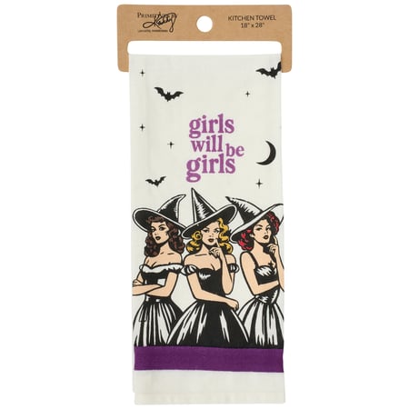 Girls Will Be Girls Kitchen Towel - Cotton