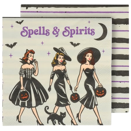 Spells & Spirits Beverage Napkin - Paper