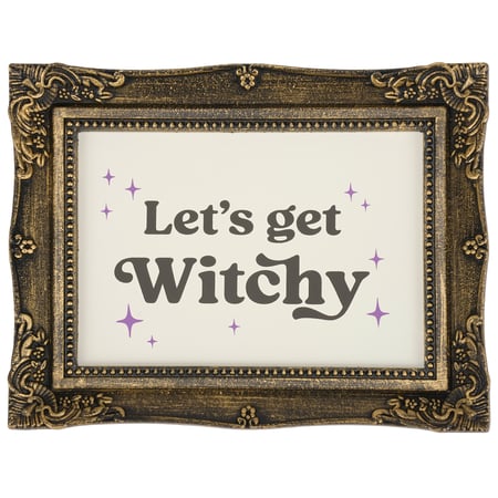 Let's Get Witchy Hanging Decor - Wood